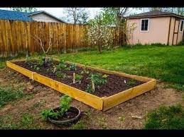 Making A Simple Mini Raised Garden Bed Using Cedar Fence Pickets Raised Garden Building A Raised Garden Garden Beds