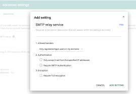 To use gmail's smtp server, the following settings are needed for your outgoing emails Setting G Suite Relay Up In Ghost