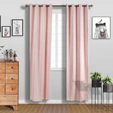 How to get your bedroom dark. Blush Soundproof Curtains 2 Packs Embossed Curtains 52 X 108 Inch Blackout Curtains Soundproof Velvet Curtains Walmart Com Walmart Com