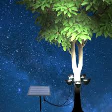 The fabric material used for the lights makes for a lightweight product suitable for all aspects of a garden, including walkways and trees. Led Solar Powered Tree Light 1500 Lumens Automatic Dusk To Dawn Id 1033 Led Solar Supply