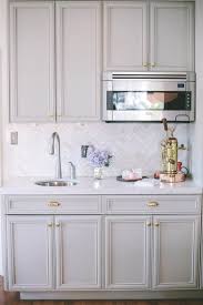 Color Combination Light Gray Cabinets White Counter Tops White Back Splash Silver Hardware Not Go Home Kitchens Grey Kitchen Cabinets Kitchen Inspirations