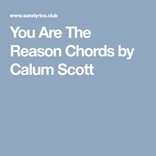 Calum Scott You Are The Reason Chords And Lyrics You Are The Reason Chords By Calum Scott Scott Reasons Ukulele Tabs