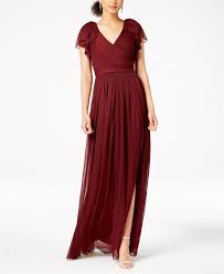 Pin By Heasha On Fashion Beauty Orange Long Dresses Burgundy Bridesmaid Dresses Gowns