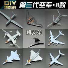 Top marken | günstige preise | große auswahl Modellbau 4d 8 Stuck Figur Plastik Aero Flugzeug Model Air Kampfflugzeug Sets Papiermodelle