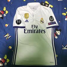 Regular price rm55 myr sale price rm44 myr. Real Madrid 16 17 Season Home Ucl Kit Sports Sports Apparel On Carousell