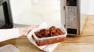 Be sure to put your food on a plate or other safe container before zapping them in the microwave. 13 Things You Should Never Put In The Microwave