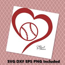 Download Clip Art Art Collectibles Htv Baseball Svg Png Dxf Baseball Fan Svg Heart Svg Png Digital Hearts Baseball Svg Print Love Svg Cricut Cut File