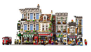 Moc Brick Square Post Office Lego Town Eurobricks Forums Lego Design Shop Lego Lego Architecture