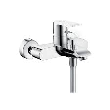 Einhebelmischer mit großem auslauf für badewanne und mit zusätzlicher brause. Hansgrohe Metris Wannen Armatur 31480000 Aufputz Chrom