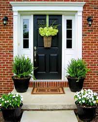 beautiful front doors front porch decorating front door planters