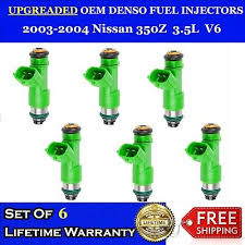 6x 12 Hole Upgraded Oem Denso Fuel Injectors For 03 04