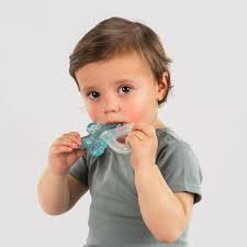 reer Bite&Cool Kühl Beißring für Babys ab 3 Monaten Aqua Türkis