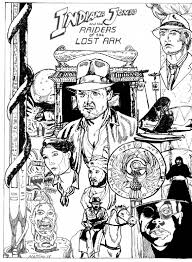 Educative printable printable educative material for kids. Indiana Jones And The Raiders Of The Lost Ark In Mark Martino S My Pen And Inks With Some Color Comic Art Gallery Room