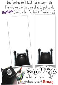 Lignes Verticales Chat Maternelle Ligne Verticale Splat Le Chat