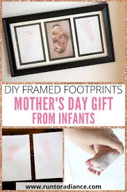 Keep reading for more great mother's day gift ideas for grandmas, including the new ones! Mother S Day Gift For Grandmas Diy Framed Footprints Run To Radiance