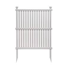 Zippity Outdoor Products 4 Ft H X 3 Ft W White Vinyl Privacy Screen 2 Pack Zp19008 The Home Depot In 2020 Privacy Screen Backyard Privacy Screen Vinyl Fence