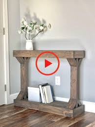 Narrow Console Table Modern Farmhouse Collection In 2020 Narrow Console Table Rustic Furniture Modern Console Tables