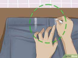 Saya tunjukan juga cara melepas jahitan rantai pada celana jeans. 3 Cara Untuk Mengecilkan Lingkar Pinggang Celana Jin Wikihow