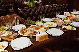 Dinner Table Setup With Delicious Food Ready To Be Served Paid Affiliate Ad Setup Delicious Served Table In 2020 Dinner Table Yummy Food Dinner
