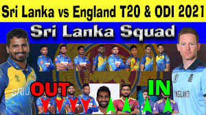 It will feature just three t20 internationals and then three odi's. Sri Lanka Final Squad For England T20 Odi Sri Lanka Vs England 2021 Sl Vs Eng 2021 Youtube