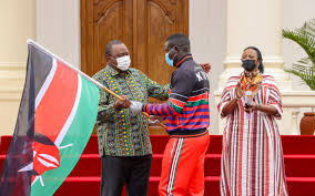 Capable of seating 25,000 spectators, it hosted the opening ceremony on 14 august, was a venue for the cycling event, and also hosted the closing ceremony held on 26 august 2010. Moim And Amonde Selected As Kenya S Flagbearers For Opening Ceremony