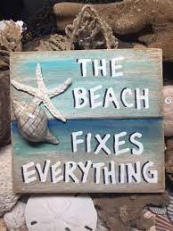 Beach Pallet Art Wooden Beach Fixes Everything Sign Beach Etsy Beach Crafts Crafts Beach House Decor