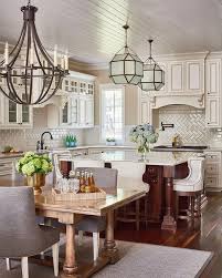 White cabinetry is a classic choice for a kitchen. Cherry Cabinets Design Ideas