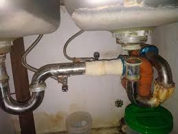 drain pipe under sink separated, how to
