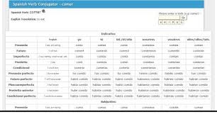 over 1 000 verb conjugations and translation with examples