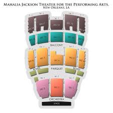 Mahalia Jackson Theater Of The Performing Arts 2019 Seating