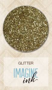 Blue Fern Studios Imagine Ink Glitter Vintage Gold