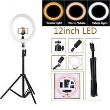 Ring Light Photo Studio Camera Makeup Ring Light Phone Video Live Light Lamp With Tripod For Smartphone Canon Nikon E Valy Limited Online Shopping Mall