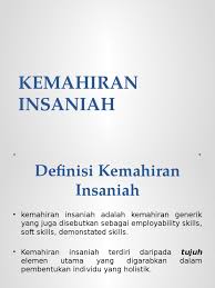 Menerusi aktiviti dan pengisian yang dirangka sepanjang program ini akan menjana dan memangkin pembangunan kemahiran insaniah (ki) mahasiswa/i seperti berikut Bab 6 Kemahiran Insaniah
