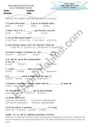 This set of worksheets were developed specifically for eighth grade students (grade 8). Exam For 8th Grades In Order To Revise Grammar Subjects Esl Worksheet By Jeaolus