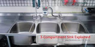 3 compartment sink  top to bottom