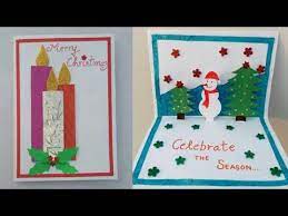 Email your card on christmas morning or text it on christmas eve! Diy Christmas Card Making Popup Christmas Card For Kids Snowman Crafts For Kids Christmas Tree Ca Diy Christmas Cards Christmas Cards Kids Christmas Tree Cards