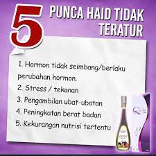 Haid dikatakan tidak teratur jika siklus haidmu kurang dari 21 hari atau lebih dari 35 hari, atau jika siklus haidmu dari bulan ke bulan tidak pernah sama. Facebook
