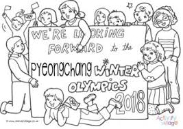 There will be 102 events in 15 sports, with an estimate 100… Winter Olympics Colouring Pages