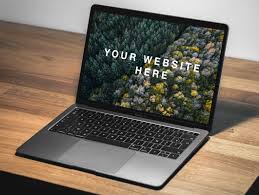 Space Grey Macbook Air Laptop Psd Mockup Psd Mockups