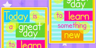 Shop today is a great day to learn something new poster created by baobab_barn. Today Is A Great Day To Learn Something New Inspiration Poster