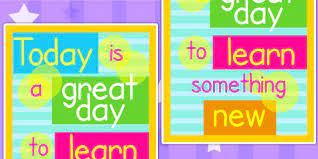 Shop today is a great day to learn something new poster created by baobab_barn. Today Is A Great Day To Learn Something New Inspiration Poster
