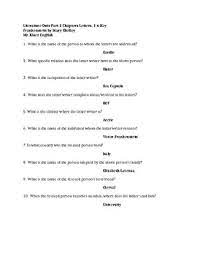 Alexander the great, isn't called great for no reason, as many know, he accomplished a lot in his short lifetime. Frankenstein Chapter 1 Quiz Frankenstein Summary And Analysis Of Chapters 1 4