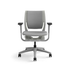 Hon Purpose Upholstered Task Chair With Centurion Frost Fabric Via Tvoi Chair Perfect Chair Cool Furniture