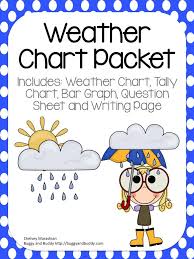 weather chart packet with graphs and writing preschool