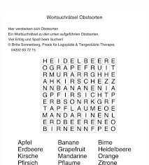 Buchstabensalat Obst Sprache Worter Suchen Ratsel Deutsche Rechtschreibung Deutsch Lernen