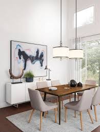 Modern Dining Room With Dark Wood Dining Room The Home Depot In 2020 Dark Wood Dining Room Dining Room Small Dining Room Table Decor