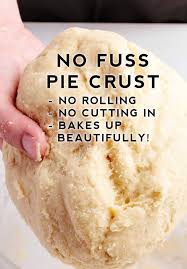 Bisquick Pie Crust Recipes Easy No Fuss Pie Crust Easy Pie Crust Baking Making Pie Crust