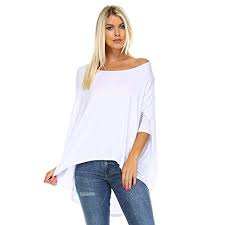 Isaac Liev Batwing Loose Oversized Blouse Top S Xxxl Made