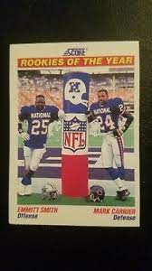 We did not find results for: 1991 Score Emmitt Smith Mark Carrier 675 Rookies Of The Year Football Card Ebay