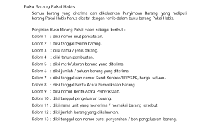 Siapa yang membutuhkan aplikasi inventaris barang sekolah? Contoh Format Keterangan Buku Barang Pakai Habis Inventaris Sekolah Administrasi Inventaris Sekolah